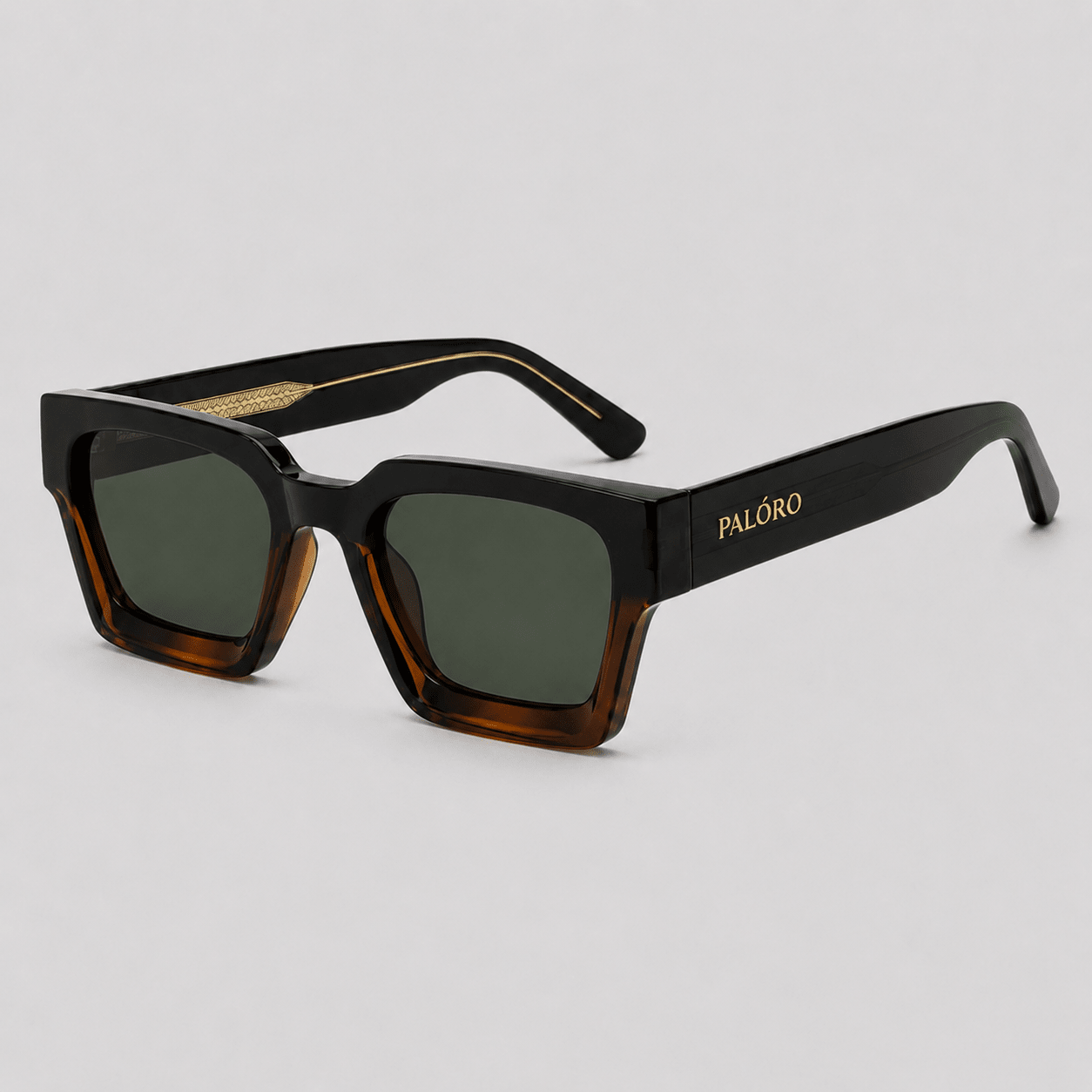 Palóro Milano Black zonnebril — Italiaanse elegantie tijdloze zonnebril