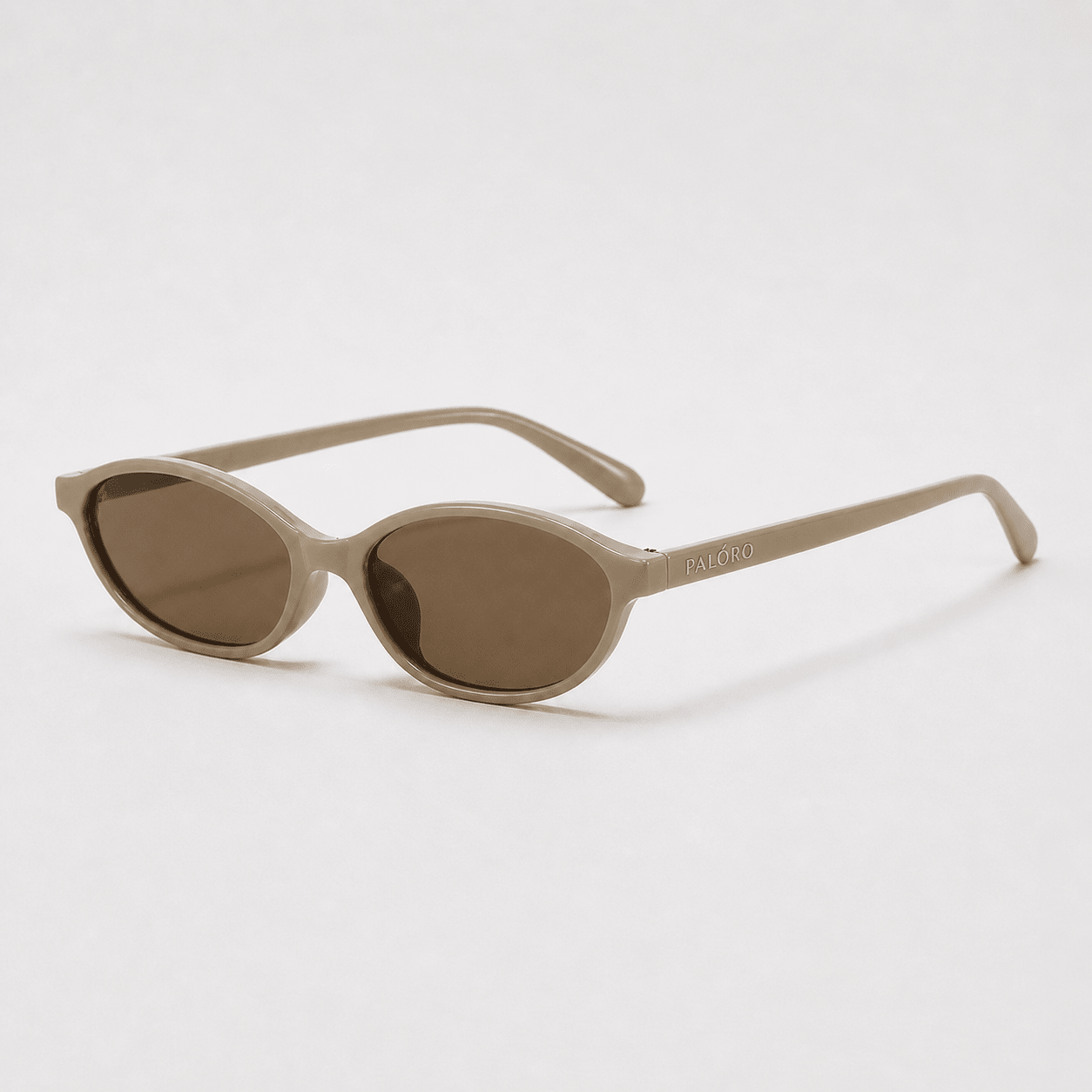 Palóro Sorrento Beige zonnebril — lichtgewicht zonnebril heren dames