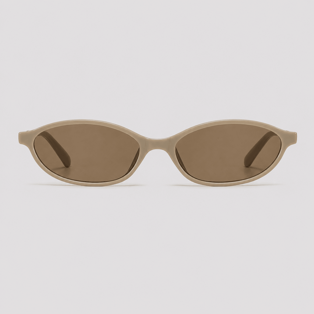 Palóro Sorrento Beige zonnebril — strakke beige zonnebril UV400